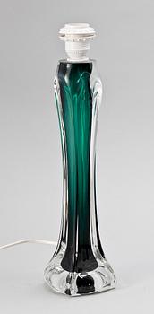 BORDSLAMPA, glas, (trol Orrefors), 1900-talets andra hälft. Paul Kedelv, Flygsfors,