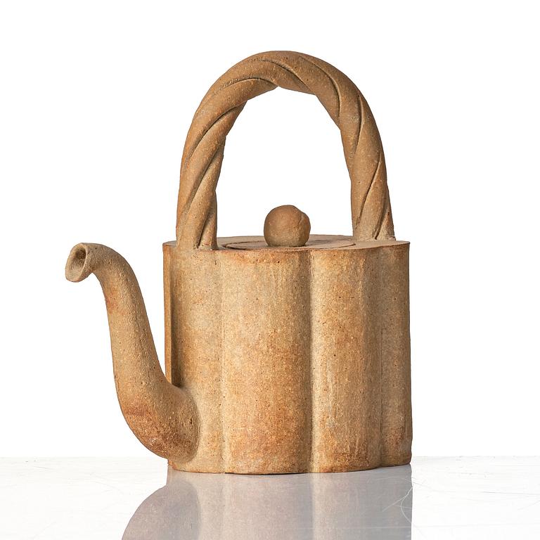 Signe Persson-Melin, a stoneware teapot, signed and dated 2006.