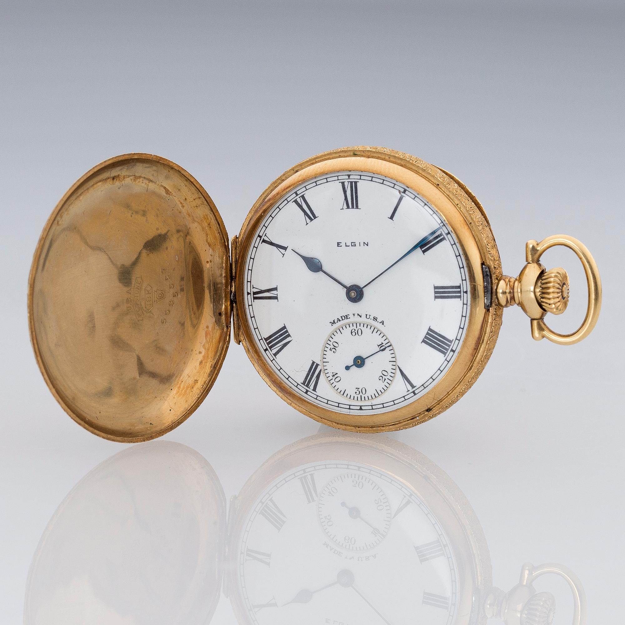 ELGIN taskukello 38 mm. Bukowskis