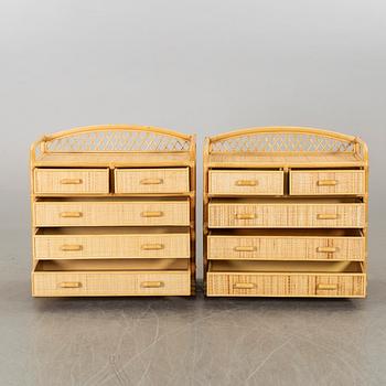 A PAIR OF CHESTS OF DRAWERS, end of 20th century.