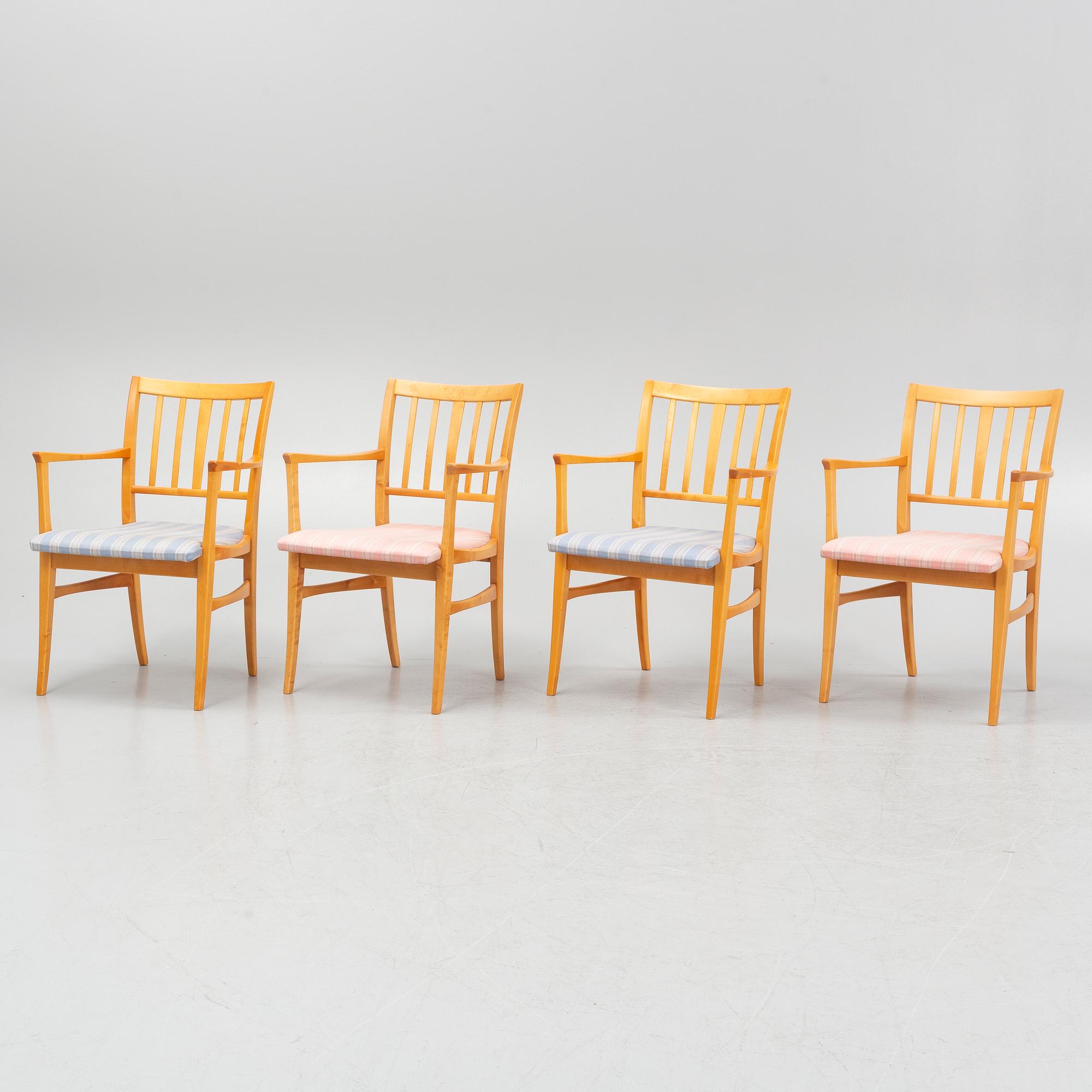 Carl Malmsten, karmstolar, 4 st, "Herrgården".