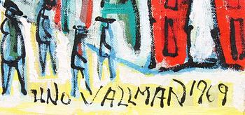 UNO VALLMAN, olja på duk, sign o dat 1969.