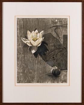 ONNI MANSNERUS, puupiirros, signeerattu ja päivätty 1958.