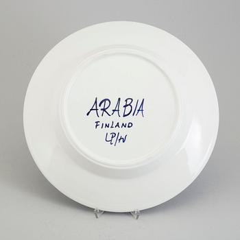 ULLA PROCOPÉ, charger, porcelain, 'Valencia, Arabia, Finland, second half of the 20th century.