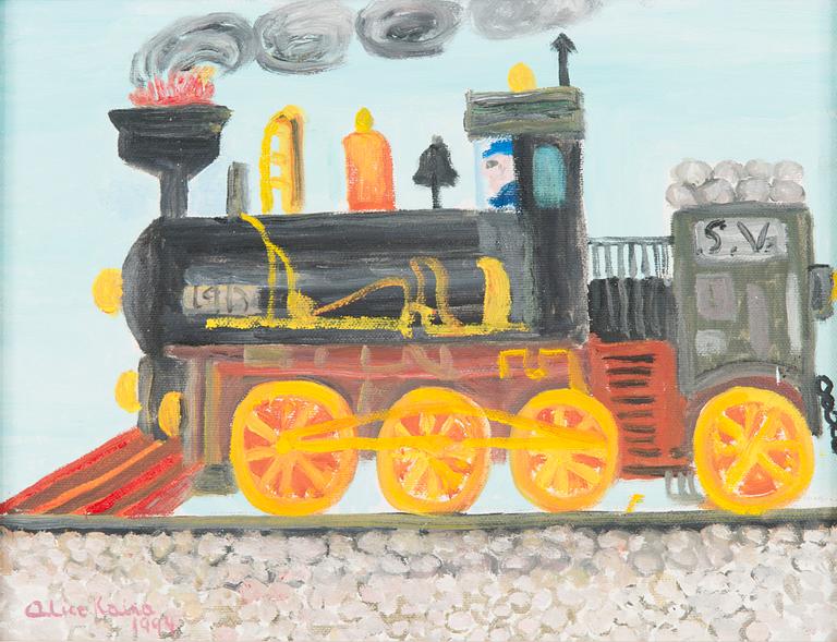 Alice Kaira, olja på duk, signerad och daterad 1994.