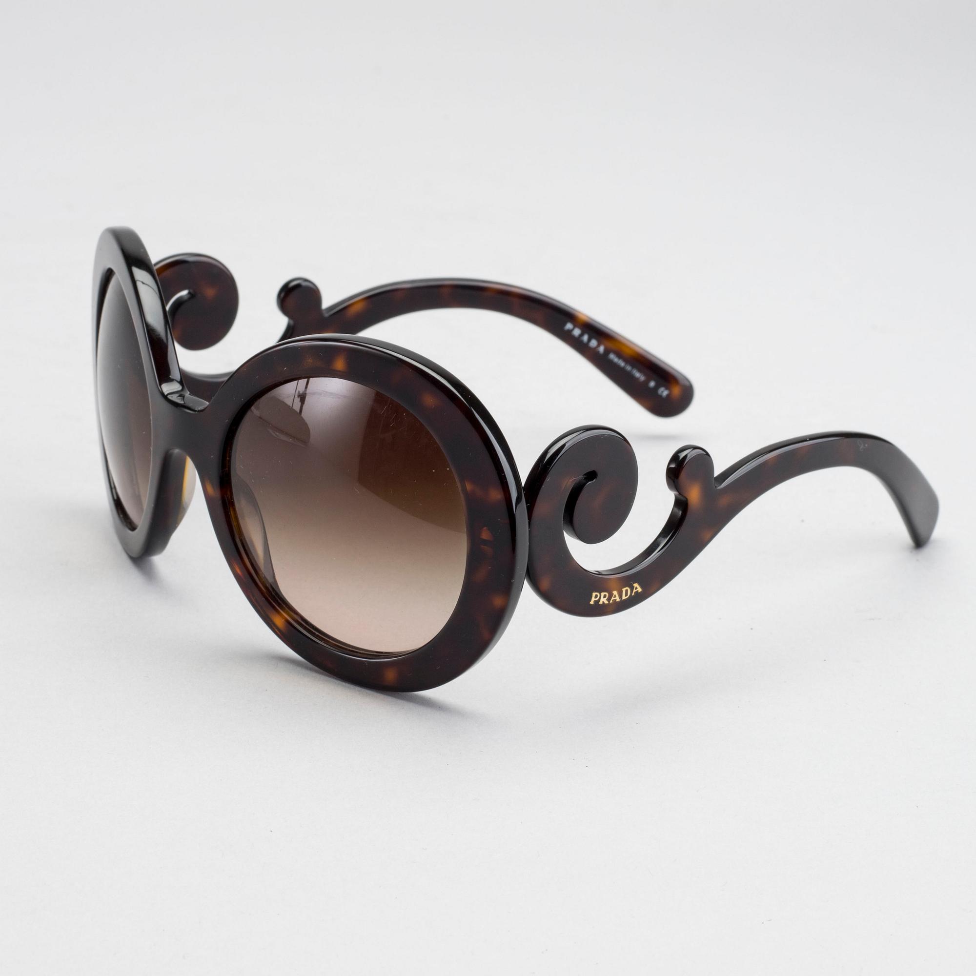 PRADA, sunglasses.