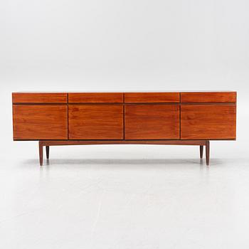 Ib Kofod Larsen, a teak and rosewood veneered sideboard, "FA-66", Faarup Møbelfabrik, Denmark, 1950/60s.