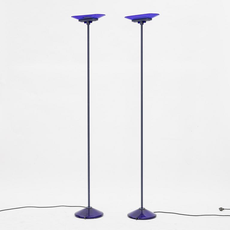 Perry King, Santiago Miranda & Gianluigi Arnald, golvlampor, ett par, "Jill", Arteluce, Italien.