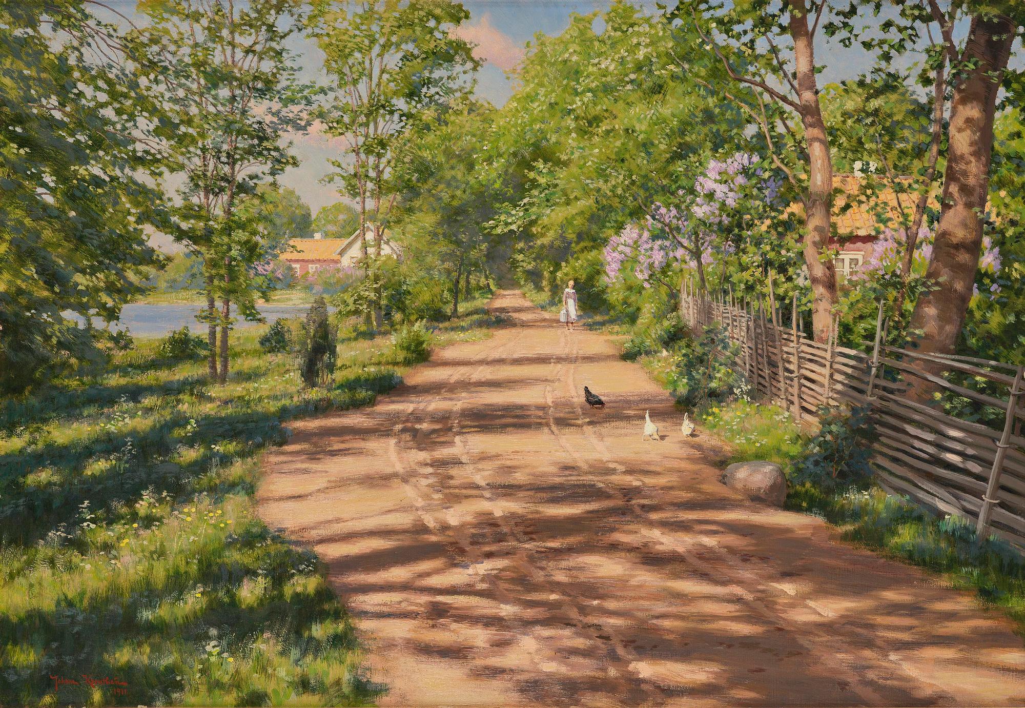 Johan Krouthén, Walk along the water.