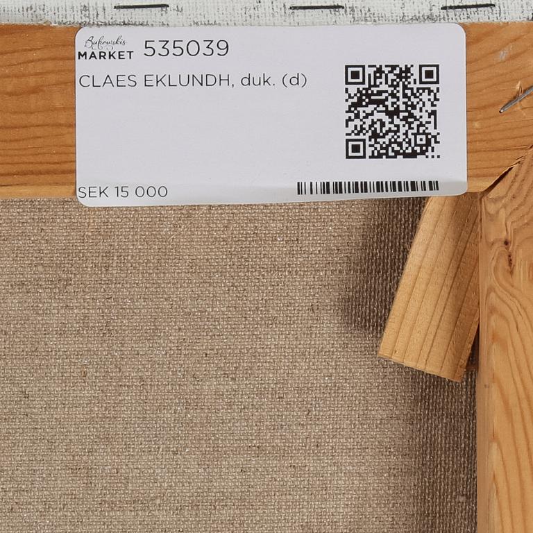 CLAES EKLUNDH, olja på duk, ej signerad.