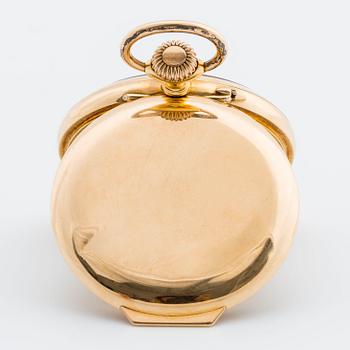 POCKET WATCH, Angelus Alarm Patent, 18K, early / mid 20th Century.
