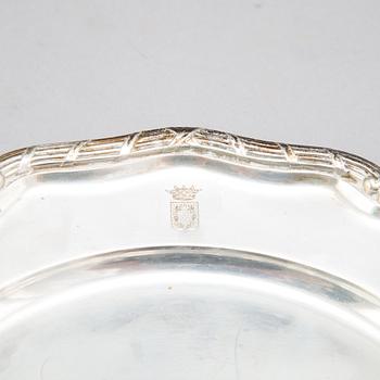 13 Swedish silver plates, 1915-52.
