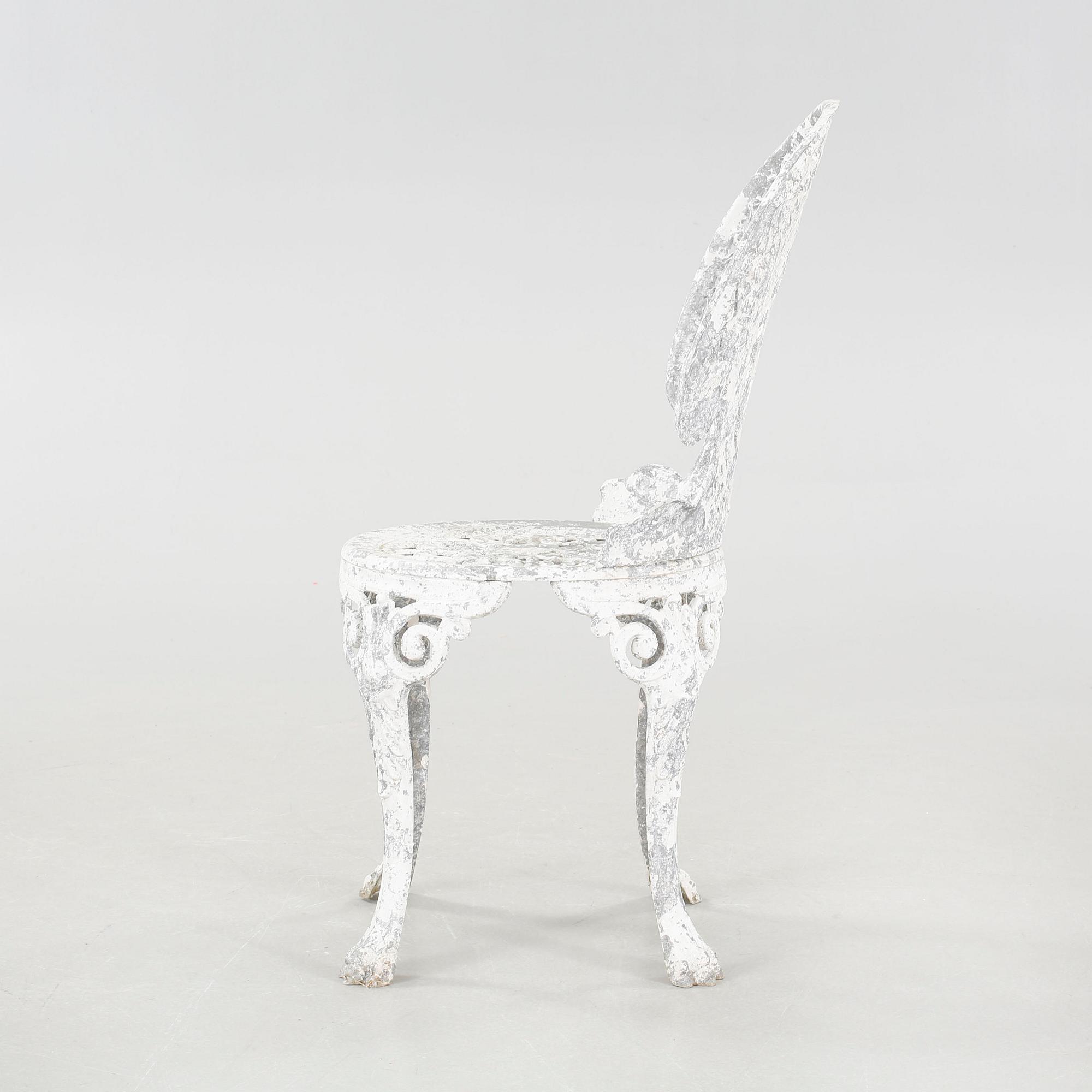 Five garden furniture from the latter half of the 20th century,