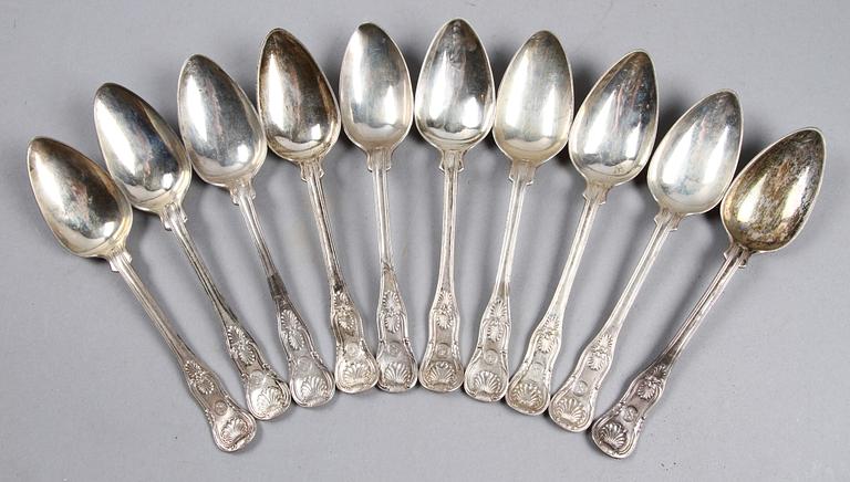 SKEDAR, 10 st, silver, Folcker, 1850.