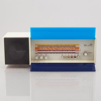 Raymond Loewy, a "Spectea Futura" radio/stereo system, Nordmende, Germany,.
