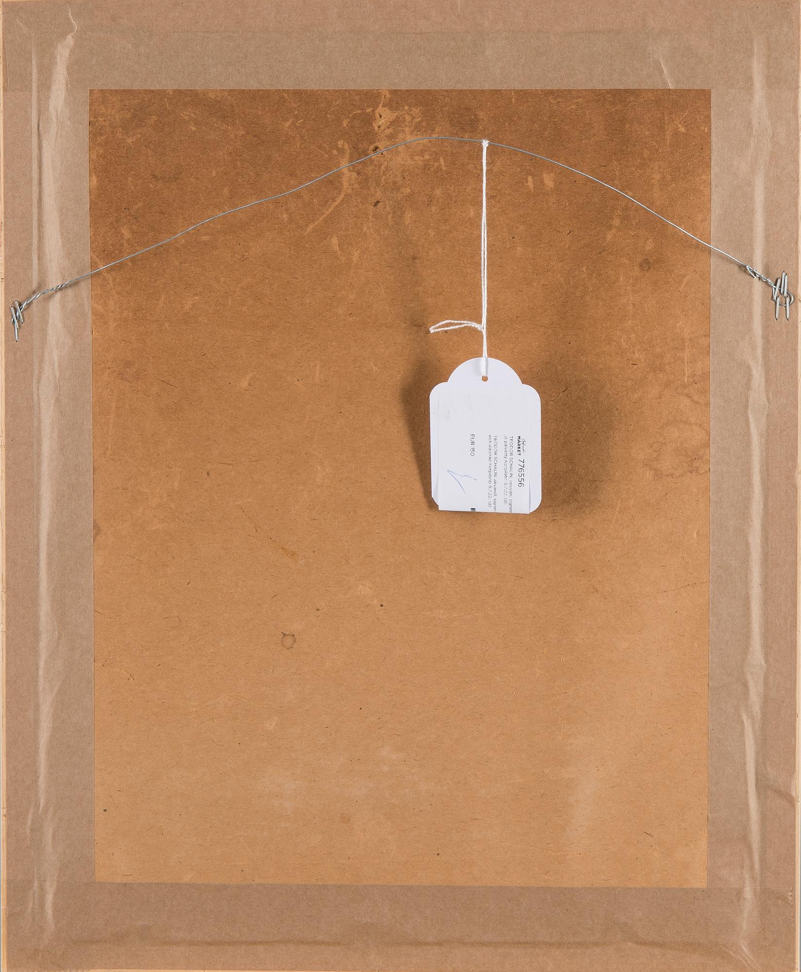 TOIVO SALERVO, akvarell, signerad och daterad Korpilahti 9.7.22.