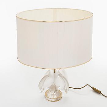 Lalique, an 'Ariane' table lamp, France, 20th century.