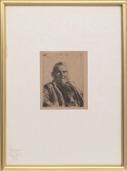 Anders Zorn, Old soldier.