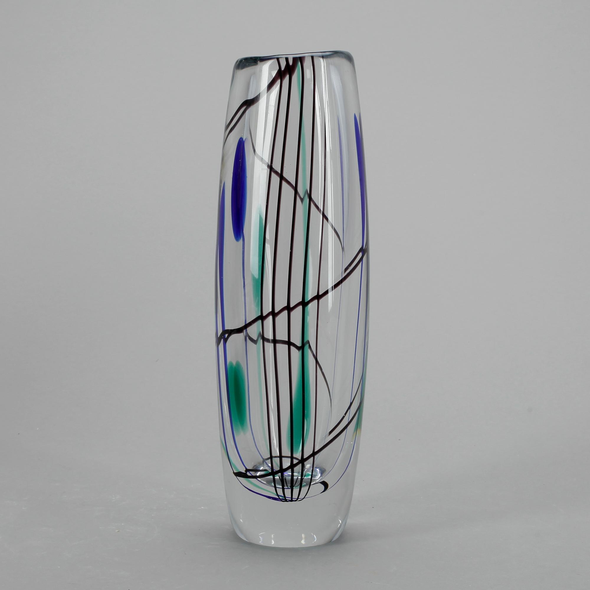 VAS, glas, Vicke Lindstrand, Kosta.