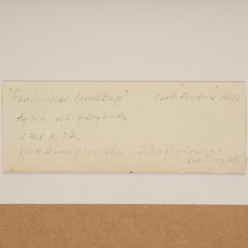 Carl Fredrik Hill, Architectural fantasy.