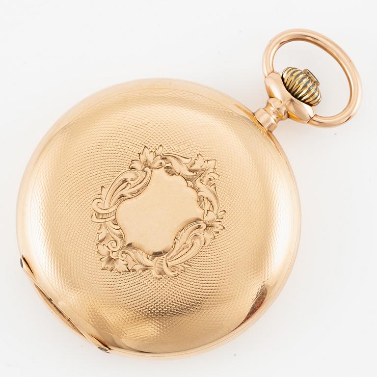 Pocket watch, hunter, 51 mm.