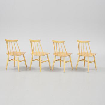 STOLAR, 4 st, "Fanett", Ilmari Tapiovaara, Edsbyverken, 1950-tal.