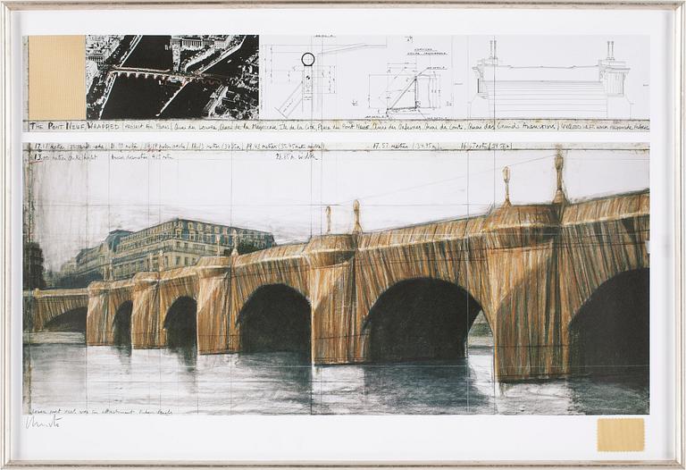 Christo & Jeanne-Claude, "Le Pont Neuf Wrapped I".