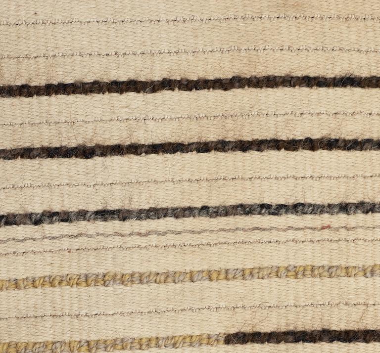 Rug. "Droppsten". Rya. 196,5 x 136,5 cm. Designed and "sewed" by Axel Löfstrand in 1963.