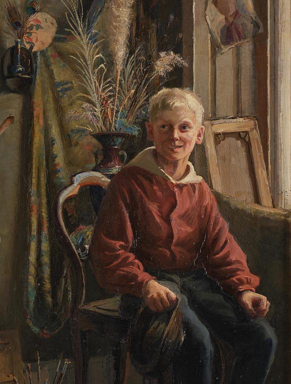 Hilma af Klint, Studio interior.