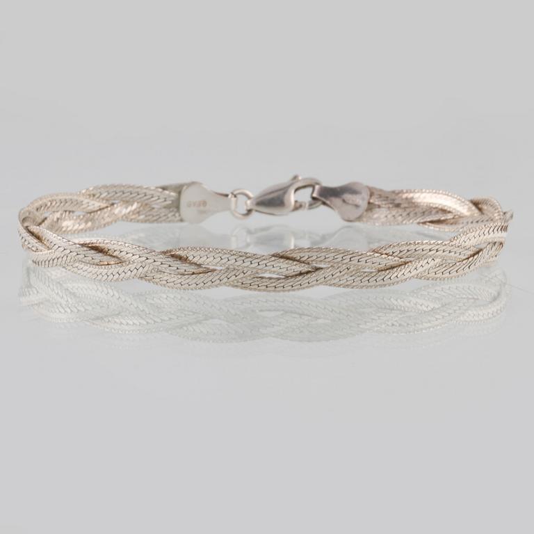 ARMLÄNK, sterlingsilver, Iduna, Varberg. Vikt 5,8 gram.