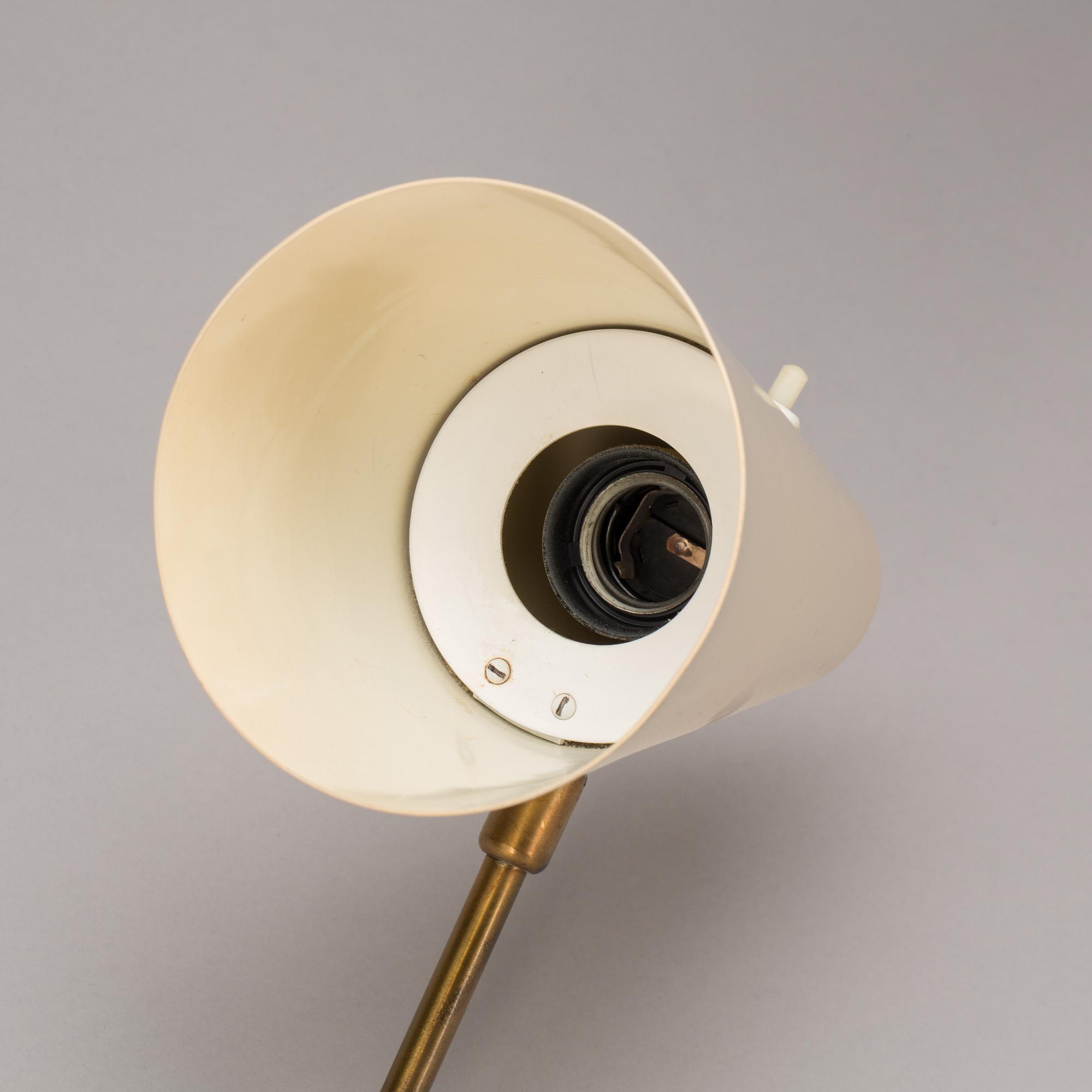 VÄGGLAMPA, Bergbom, 1900-talets mitt.
