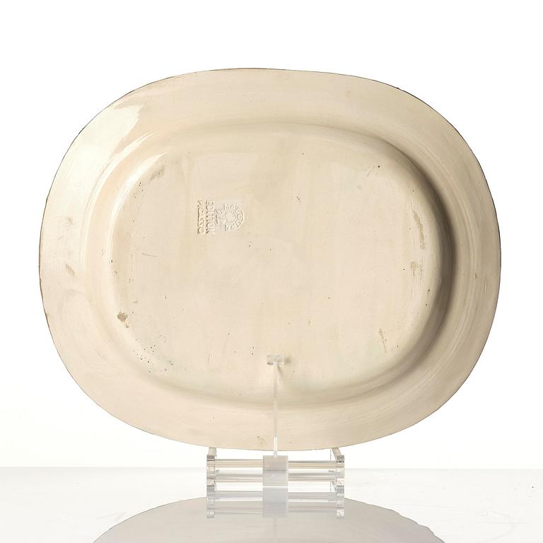 Pablo Picasso, a "Colombe mate" (A.R. 77) faience dish, Madoura, Vallauris, France, post 1948.