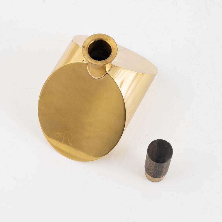 Eleven pieces of brass from Skultuna Bruk, including Pierres Forsell, Sweden.