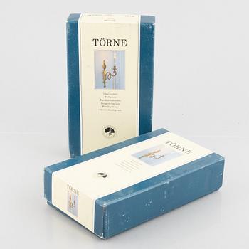 Appliquer, ett par, "Törne", ur IKEAs 1700-talsserie, 1990-tal.