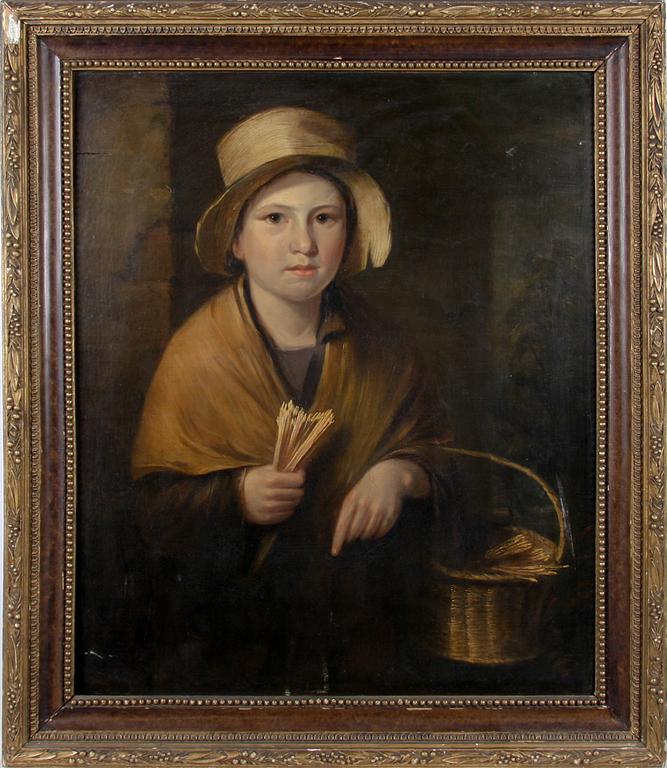 OKÄND KONSTNÄR, olja på duk, 1800-tal.