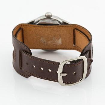 Enicar, Sherpa Date, "Compressor Case", wristwatch 34.5 mm.