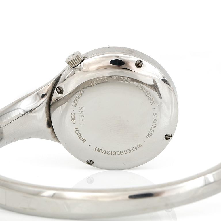 ARMBANDSUR, stål, modell Vivianna nr 336 , Vivianna Torun Bülow-Hübe för Georg Jensen.