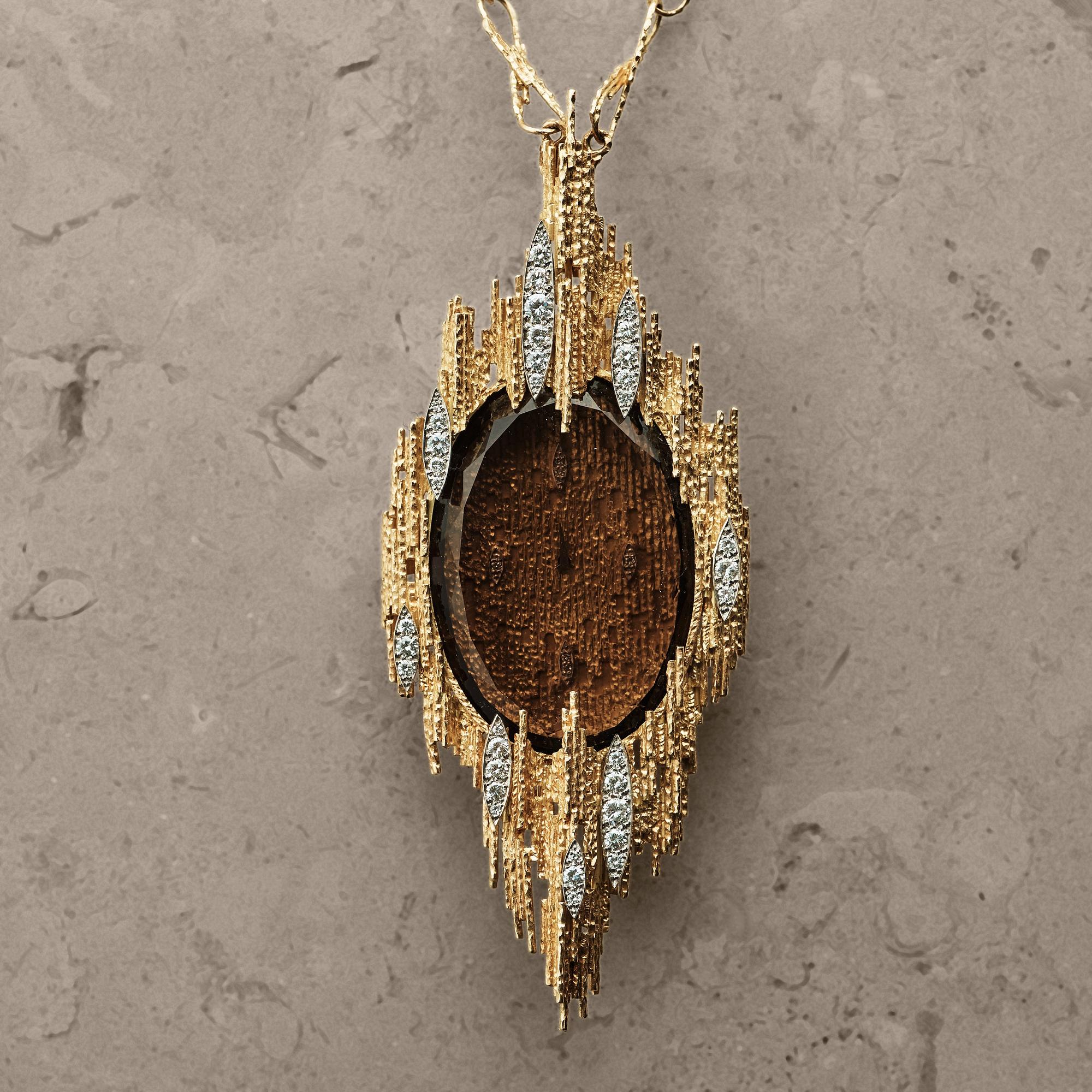 OMEGA, design Andrew Grima, pendant watch, 43,5 x 110 mm,