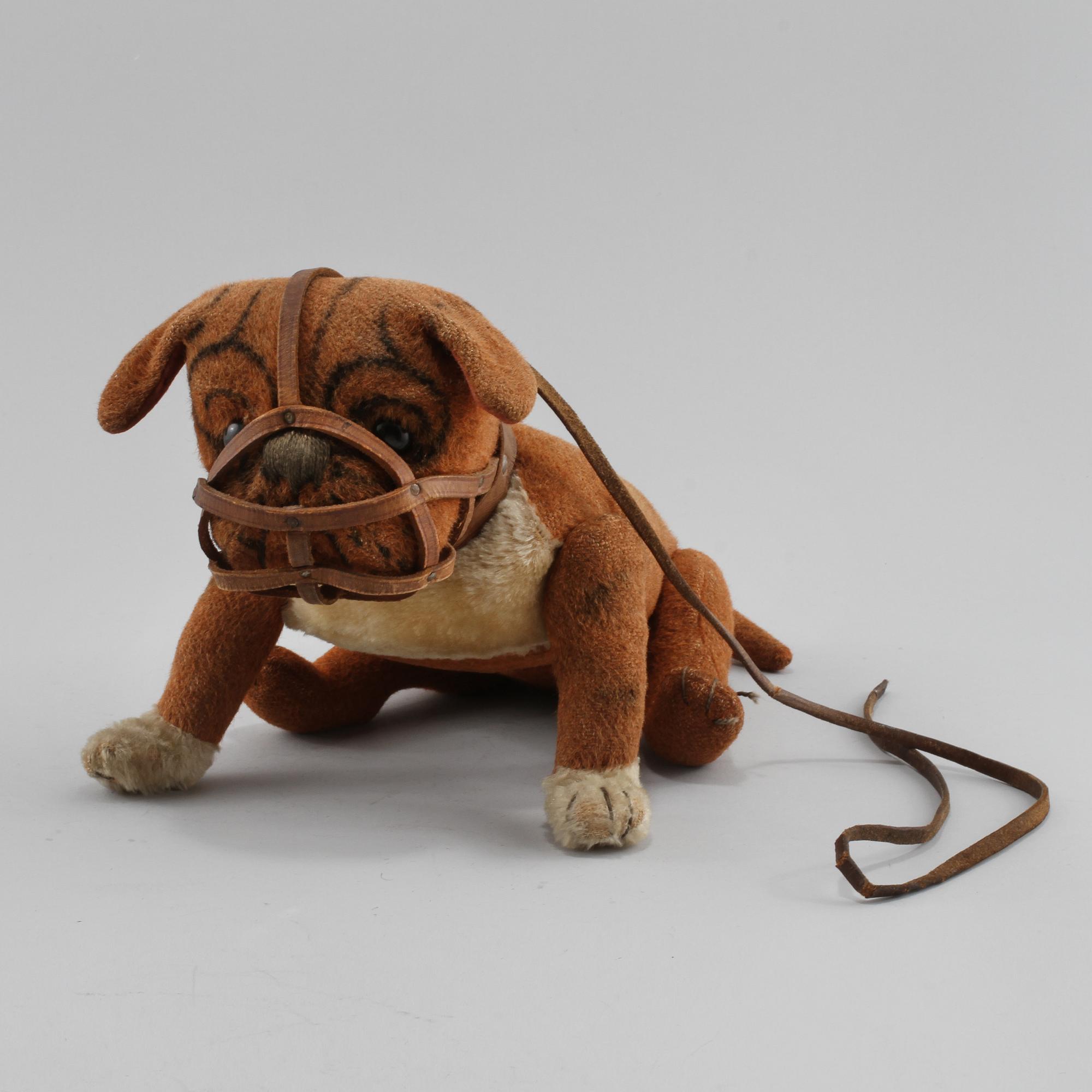 LEKSAKSHUND, Steiff, omkring 1900-talets mitt.