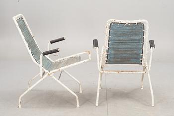 TRÄDGÅRDSSTOLAR, 4 st. 1960-tal.
