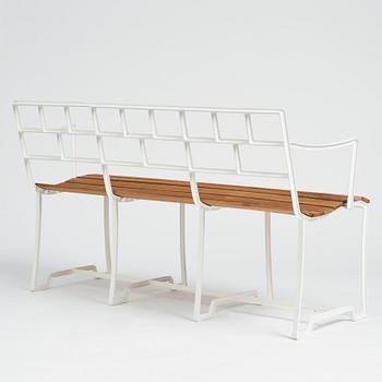 Carl Hörvik, a garden group, comprising a sofa, a table and 2 chairs, possibly made by Thulins Skillingaryd, ca 1927-29.