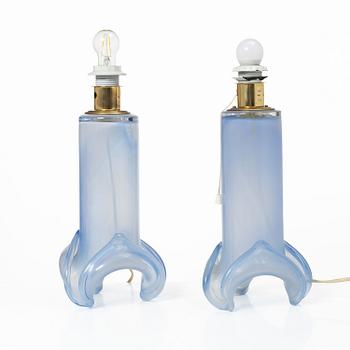 Hanne Dreutler, a pair of table lamps, Studio Åhus, Ateljé Lyktan, 1980–81.