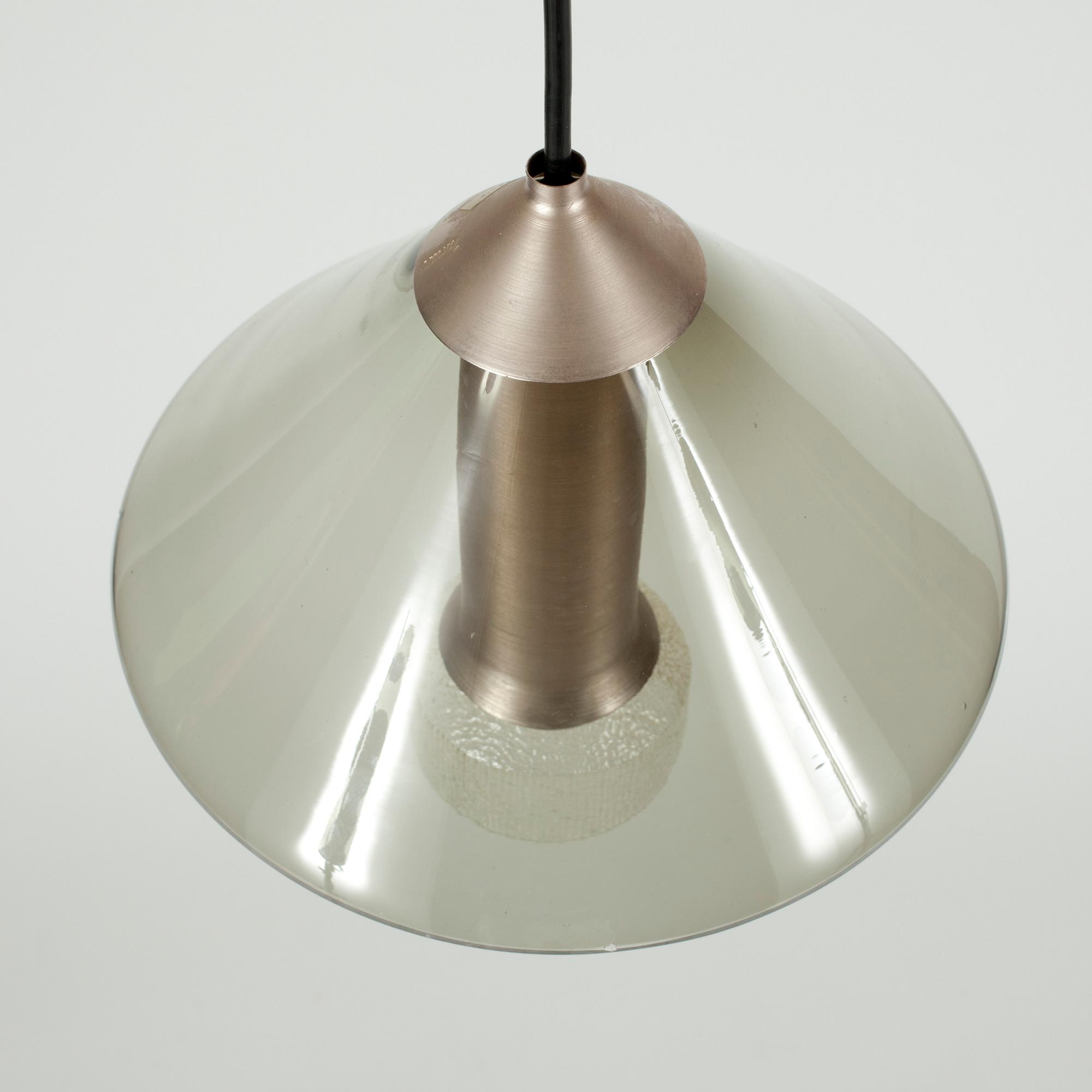 TAKLAMPA, Tapio Wirkkala, Idman, 1970-tal. Höjd ca 25 cm.