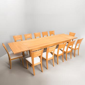 MATBORD OCH 12 STOLAR, Design House Stockholm, 2000-tal.