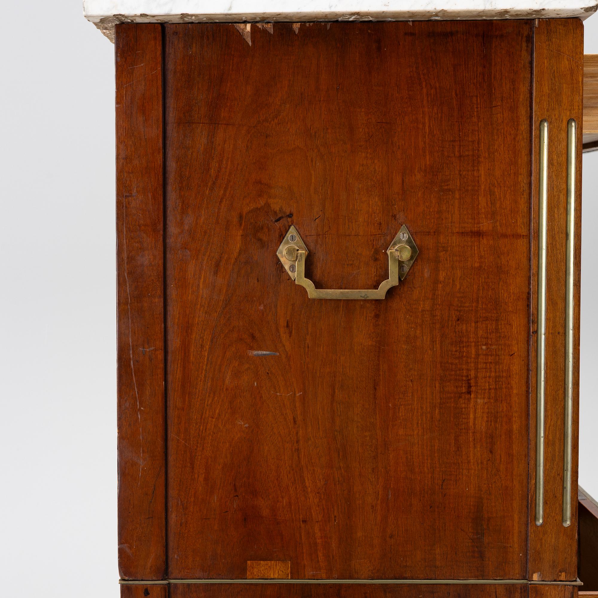Writing desk, made in Stockholm, circa 1800, Late Gustavian.