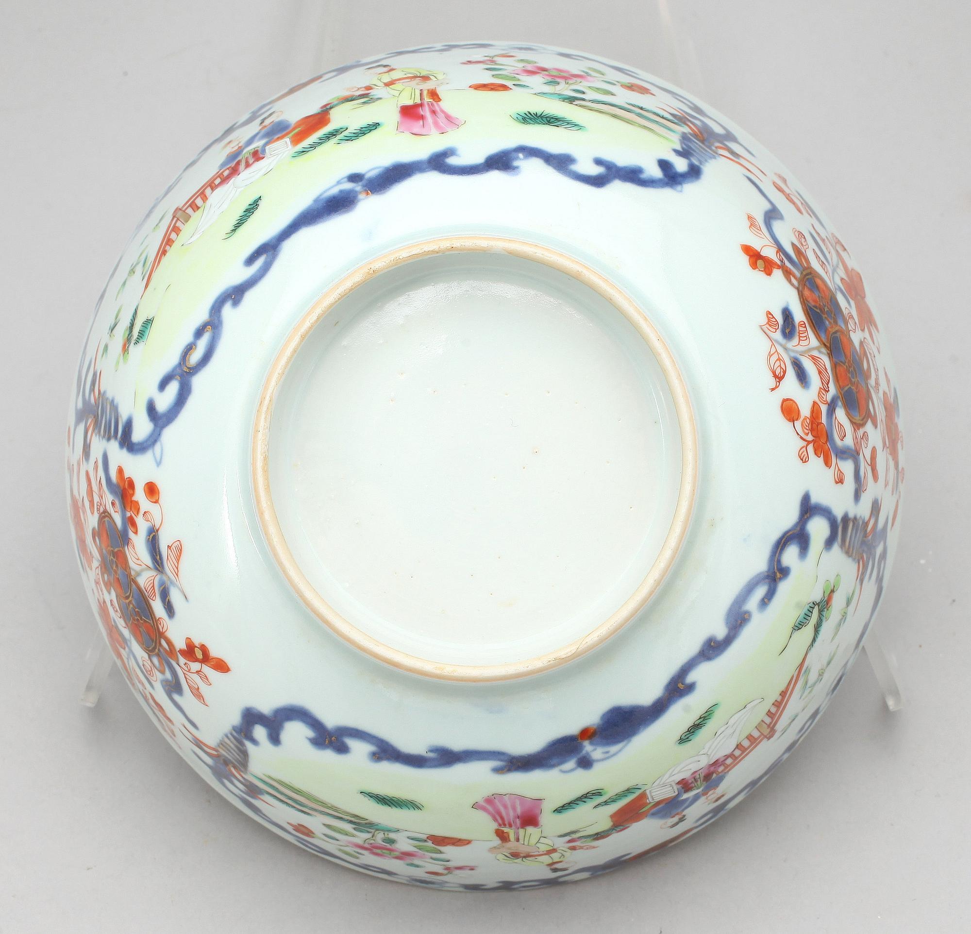 SKÅL, porslin, Kina, 1700-tal.