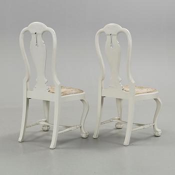 STOLAR, 10 + 2 st, rokokostil, kring sekelskiftet 1800/1900.