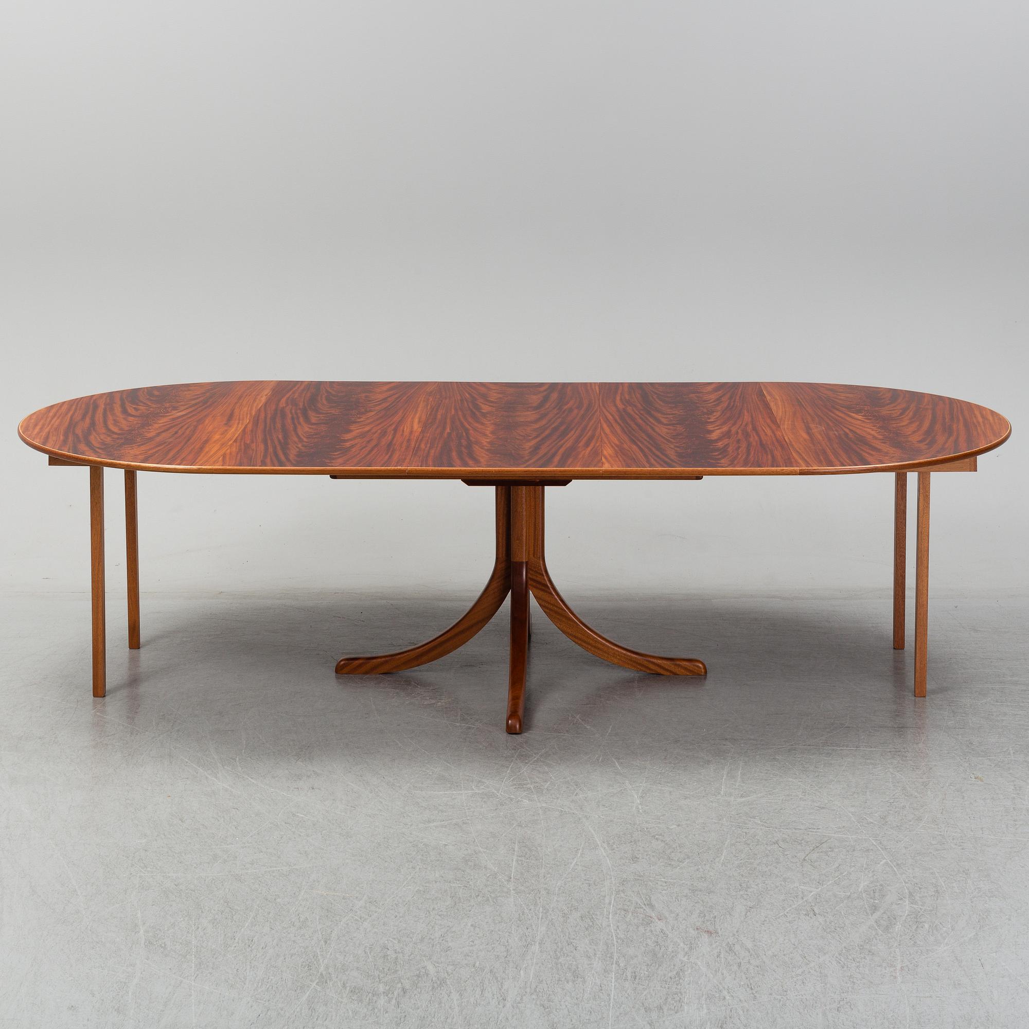 JOSEF FRANK, a model 771 mahogany dining table, Svenskt Tenn.