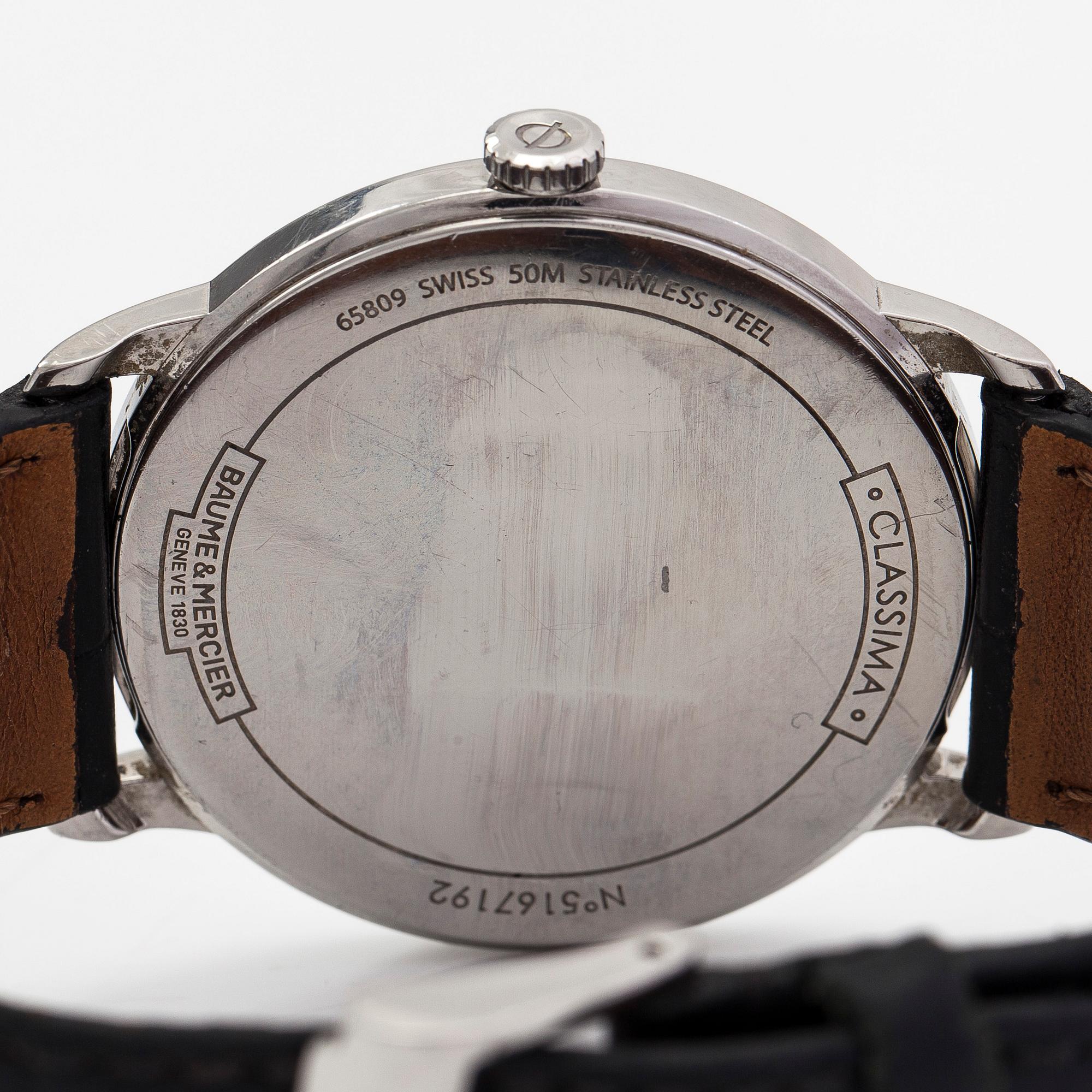 Baume & Mercier, Classima, wristwatch, 40 mm.
