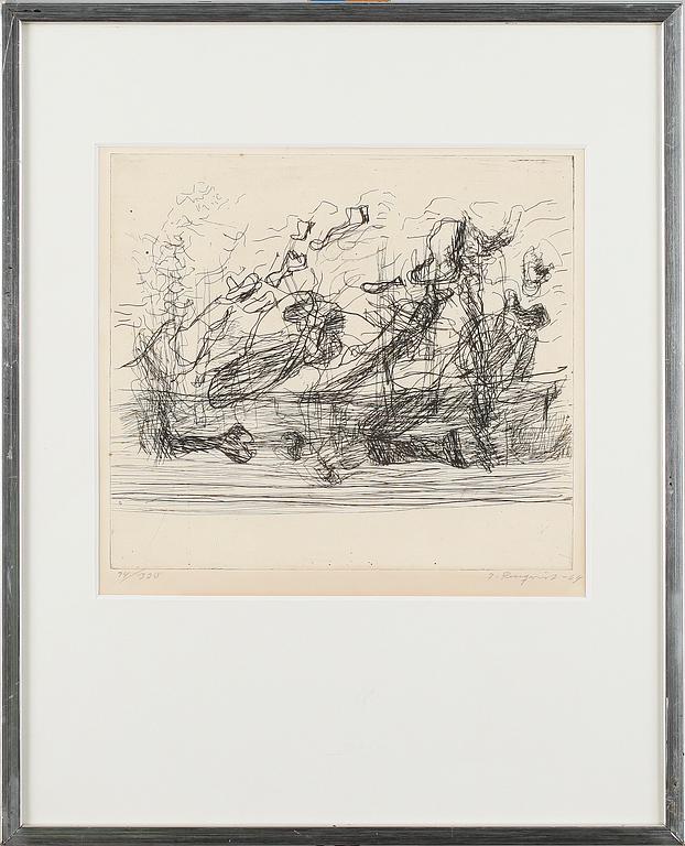 TORSTEN RENQVIST, etsning, sign o dat -64, numr 94/320.